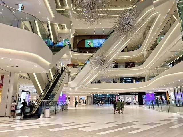 Inside Lotte Mall West Lake